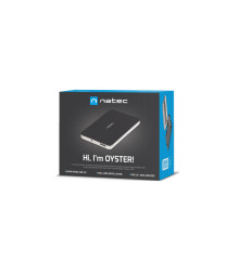Natec Oyster 2 Carcasa Disco Duro SATA 2.5" USB 3.0 Negra
