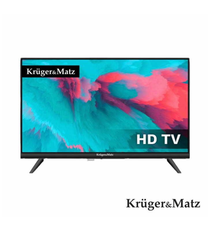 TV LED 24" HD HDMI DVB-T2 H.265 HEVC 230/12V KRUGERMATZ