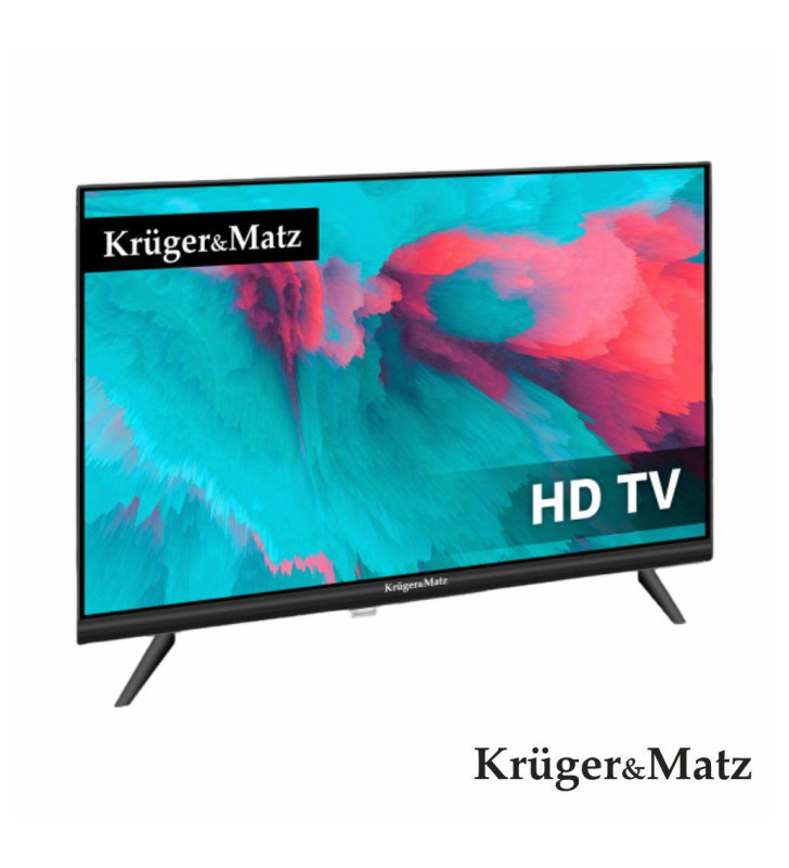 TV LED 24" HD HDMI DVB-T2 H.265 HEVC 230/12V KRUGERMATZ