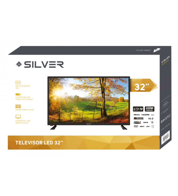 Tv Led "Silver 32''